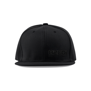 Black Icon Snapback Hat